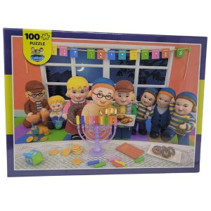 Picture of Mitzvah Kinder Chanukah Puzzle 100 Pieces